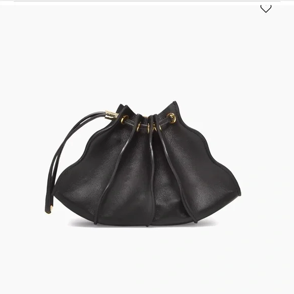 Ulla Johnson Adria Pleated Wave Leather Wristlet / Crossbody Bag. EUC. - Picture 9 of 9